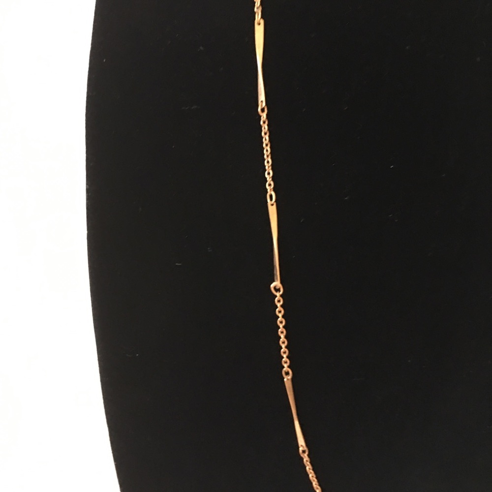 Vintage Avon Twist Bar & Chain Necklace Costume
